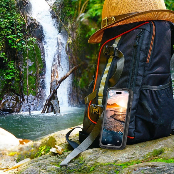 Apple iPhone 15 Plus Kılıf 1-1 Su Geçirmez Kılıf - Resim 9