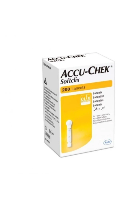 ACCU CHEK Softclix Lanset 200 Iğne Lancets