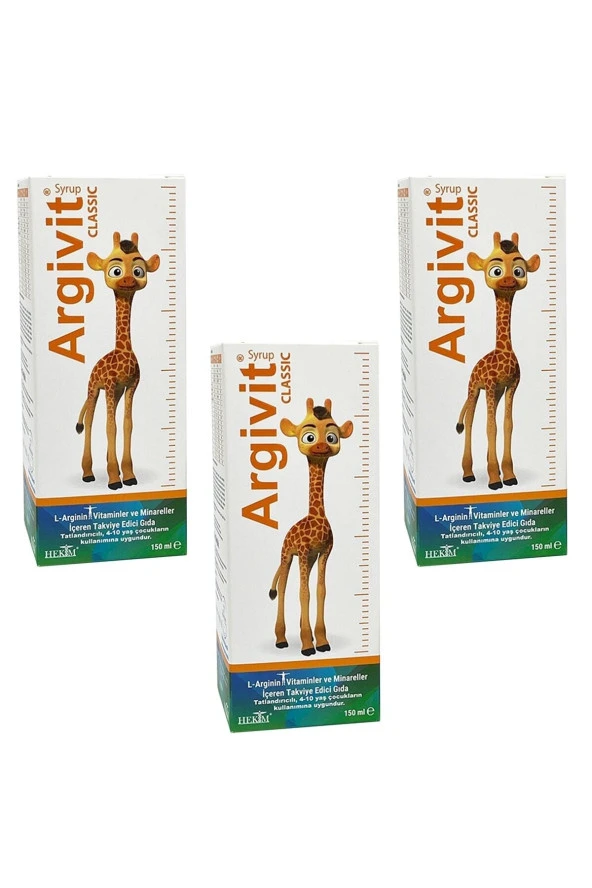 Argivit Classic Şurup 150 ml 3'lü ürün görseli 1