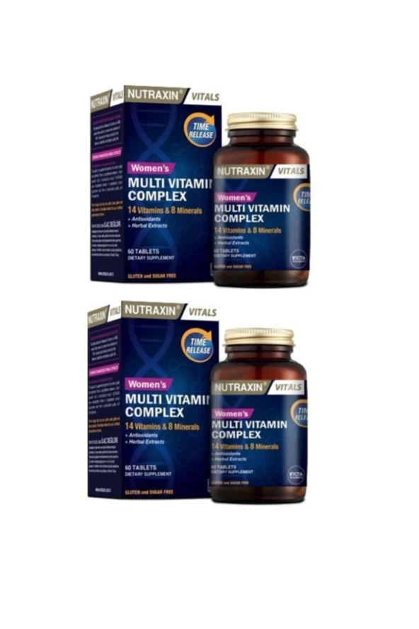 Women's Multi Vitamin Complex 60 Tablet x 2 Adet