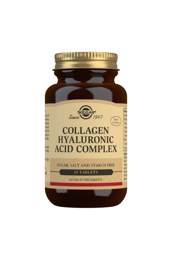 SOLGAR Hyaluronic Acid Collagen Complex 30 Tablet