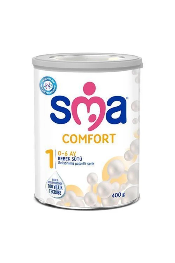 SMA Comfort 1 Bebek Devam Sütü 400Gr - 0-6 Ay Bebek Maması