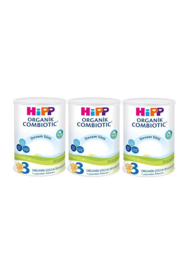 3 Organic Combiotic Devam Sütü 350 Gr 1x3 Adet