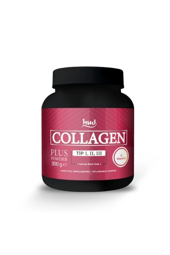HUD Collagen Plus Toz Kolajen Powder Hidrolize Kollajen Tip Kollajen Toz Içecek 3 Adet