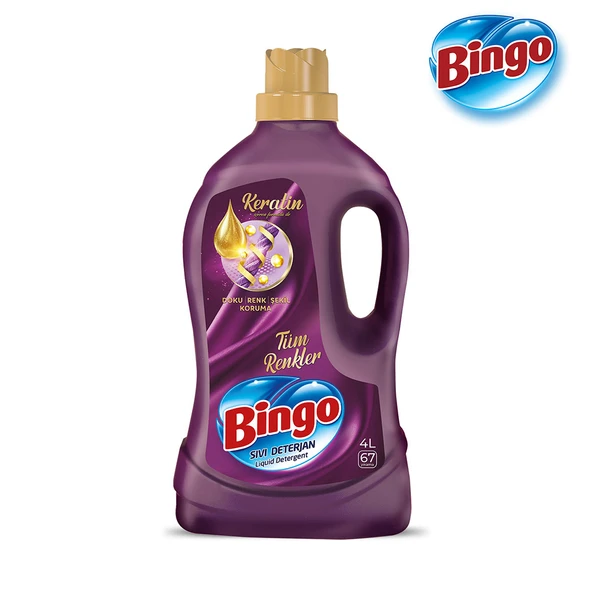 Bingo Onaran Koruma Sıvı Bakım Çamaşır Deterjanı 4 lt 2'li - 2