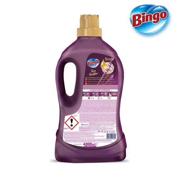 Bingo Onaran Koruma Sıvı Bakım Çamaşır Deterjanı 4 lt 2'li - 3