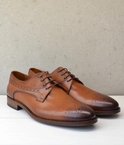 Erkek Deri 3023 K3 Microlight Kahve Klasik Erkek Ayakkabı