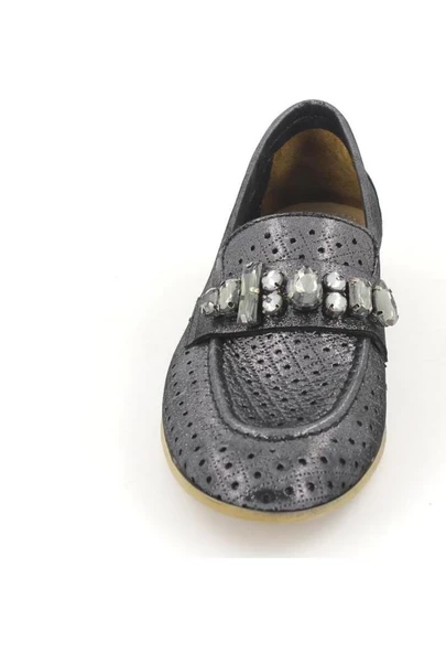 Venüs 1910201y Kadın Hakiki Deri Taş İşlemeli Casual Ayakkabı1910201y 4080 - 2