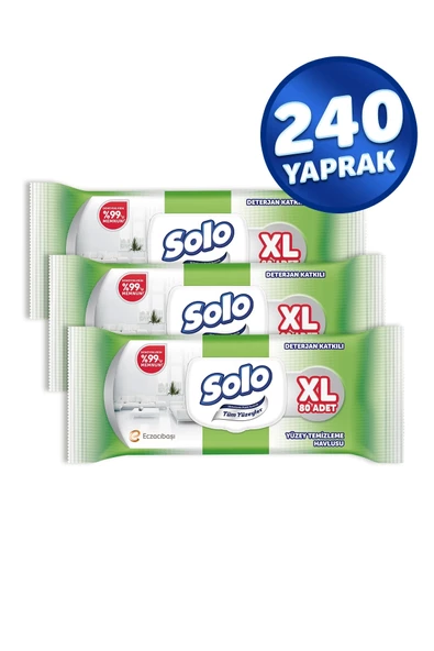 Solo Yüzey Temizleme Havlusu Xl T.yüzey Paket 3lü