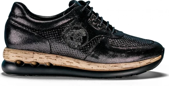 Venüs 199412y Deri Vns Taban Siyah Platin Ayakkabı - 2