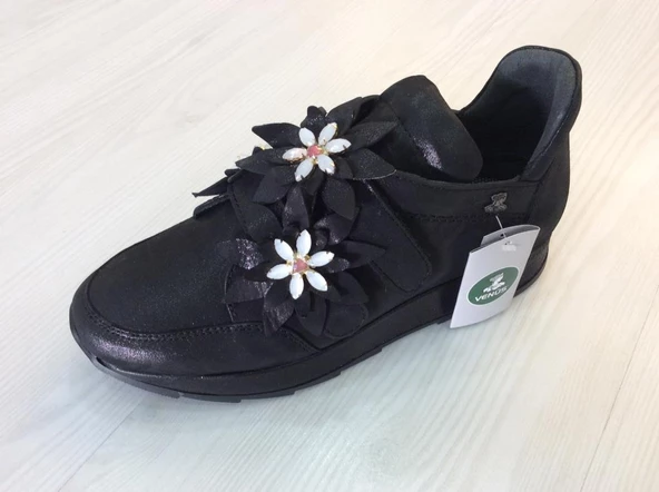 Venüs 170256y Deri Çırtlı Çiçekli Ayakkabı - 2