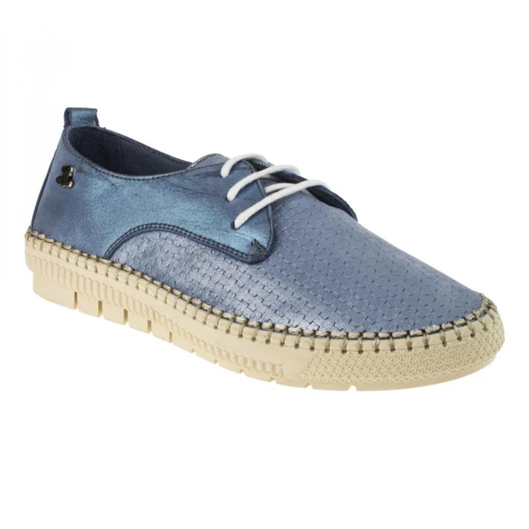 Venüs Kadın 360704y hakiki deri mavi Saraçlı yeni sezon ayakkabı