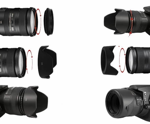 Nikon HB-33 Lens hood Parasoley - 3