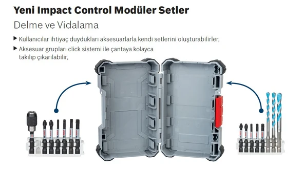Bosch - Impact Control Serisi Uçlar İçin Boş Vidalama Kutusu - 4