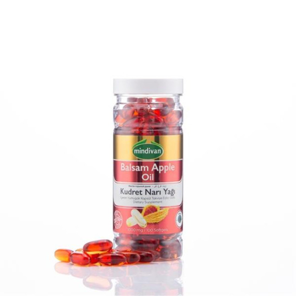 Mindivan Kudret Narı Yağı Soft Jel Kapsül 1000 mg 100'lü ürün görseli