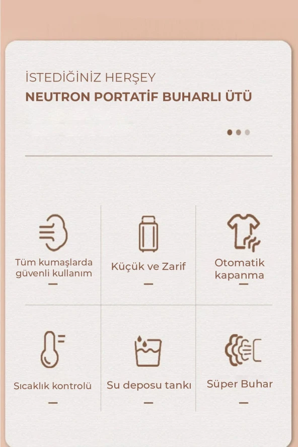 Portatif Buharlı Kırışık Giderici Dikey Ütü Yeşil - 5