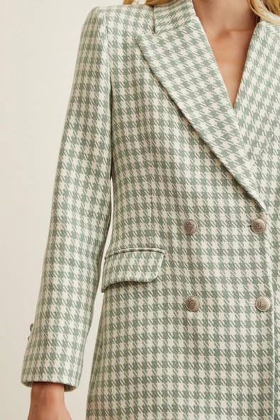 Kazayağa Blazer Ceket Mint - 5