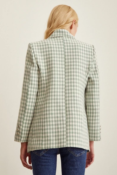 Kazayağa Blazer Ceket Mint - 6