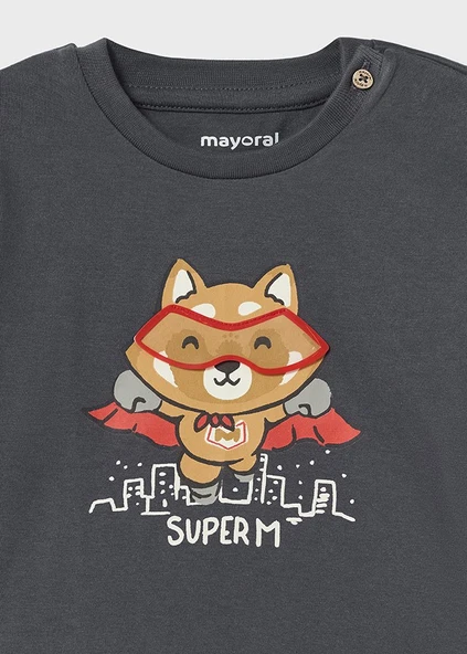 Mayoral Siyah Bebek Tshirt - 5