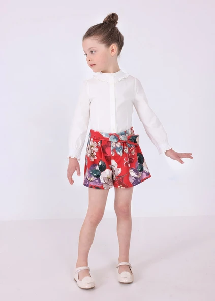 Mayoral Beyaz Çocuk Gömlek - 3