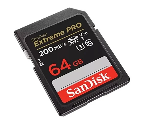 SanDisk 64GB Extreme Pro 200Mbs SDXC V30 UHS-I U3 Hafıza Kartı SDSDXXU-064G-GN4IN - 3