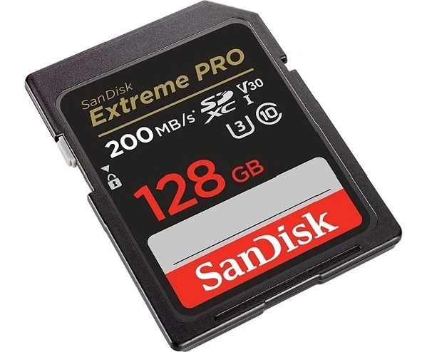 SanDisk 128GB Extreme Pro 200MB/s 90MB/s SDXC V30 UHS-I U3 Hafıza Kartı SDSDXXD-128G-GN4IN - 2