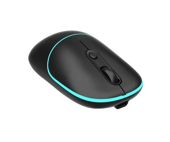 Lecoo WS210 2.4G Wifi Wireless Bluetooth Charging Mouse Siyah - 4