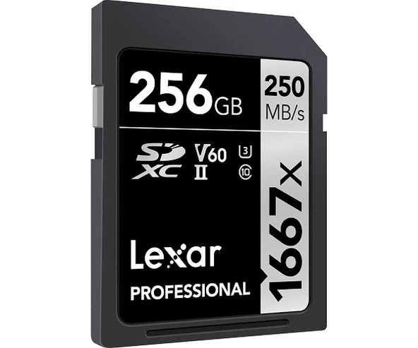 Lexar 256Gb 250Mb/s 1667x V60 U3 UHS-II SDXC 4K Hafıza Kartı - 3