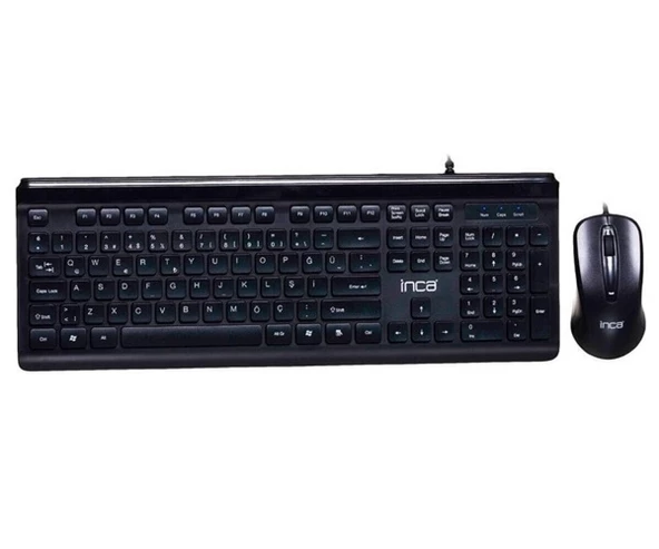 İnca IMK-377 Wired Slim Chocolate Dizayn Q Kablolu Klavye + Mouse - 5