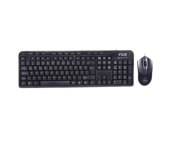 İnca IMK-375T Q Türkçe USB Multimedya Siyah Klavye+ Mouse