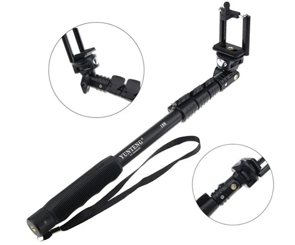Yunteng YT-188 Telefon Monopod - 2