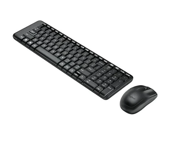 Logitech MK220 Q Türkçe Kablosuz Standart Siyah Klavye+ Mouse - 7