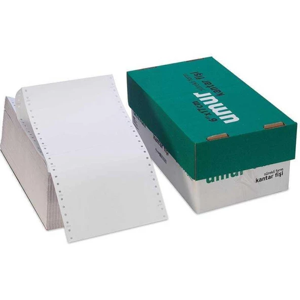 Umur Kantar Fişi 6x17 Cm 3 Nüsha 1000 Li Paket