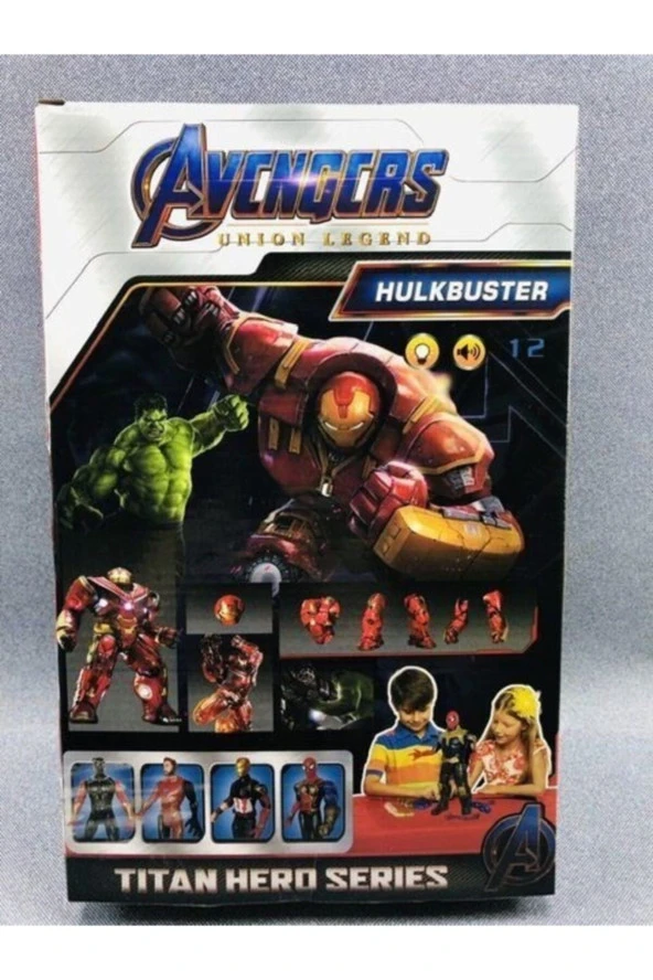 Avengers Hulkbuster 30 Cm Işıklı Sesli Oyuncak Hulkbuster - 6