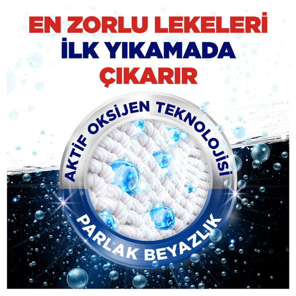 Omo Matik Active Oxygen Toz Çamaşır Deterjanı Beyazlar İçin 9 Kg - 4