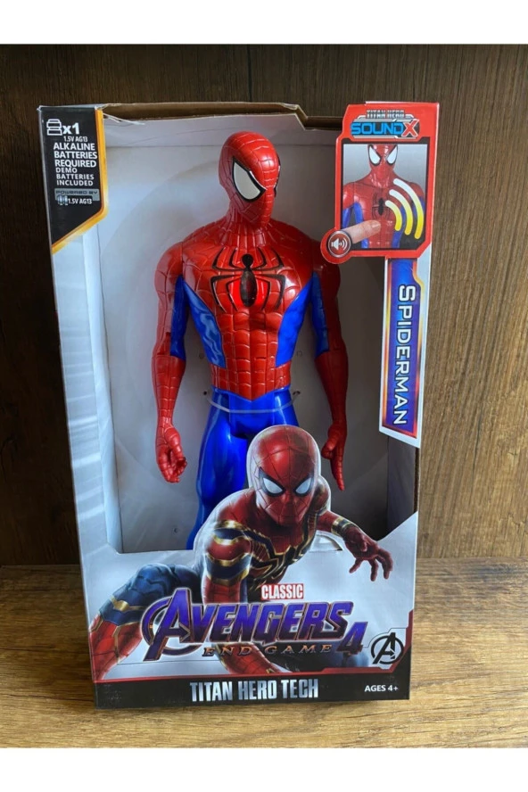Spiderman Figür Işıklı Sesli Hareket Eden Örümcek Adam 30cm
