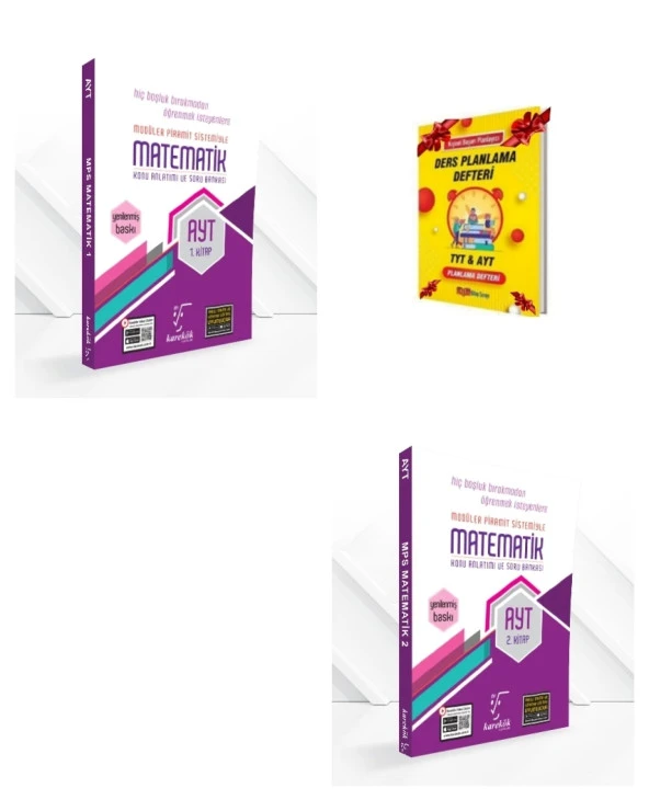 AYT MATEMATİK (1-2) KONU ANLATIMI VE SORU BANKASI SETİ
