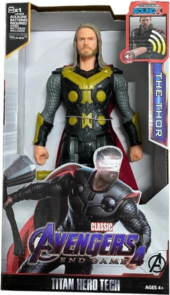Avengers Titan Hero Sesli Işıklı  The Thor Figür Oyuncak 30 cm ürün görseli