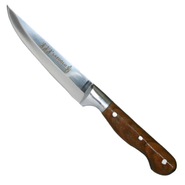 Kişiye Özel İsim Baskılı Bıçak Kampçılık Lazoğlu El Yapımı Ekmek Bıçağı No:3