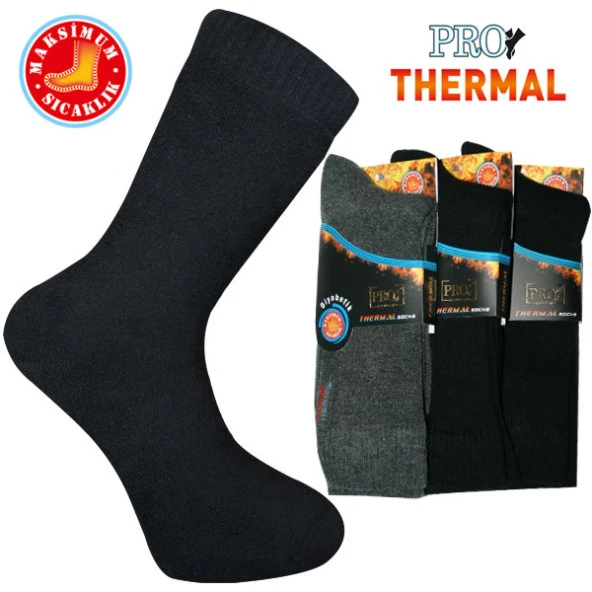 Kampçılık 19608-1 Termal Havlu Şeker(Diyabetik) Çorabı