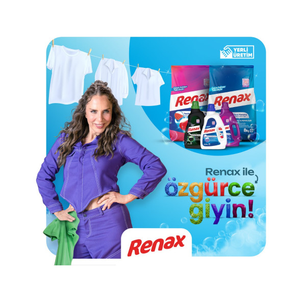 Renax Sıvı Çamaşır Deterjanı Beyaz ve Renkliler 2520 Ml 42 Yıkama - 5