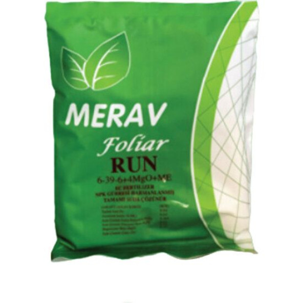 Merav 6-39-6 +4(Mgo)+ 3 Zn + Me 1 kg Toz Bitki Coşturan Yaprak Gübresi