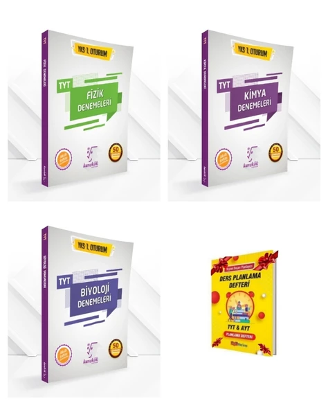 TYT Fizik Kimya ve Biyoloji Denemeleri