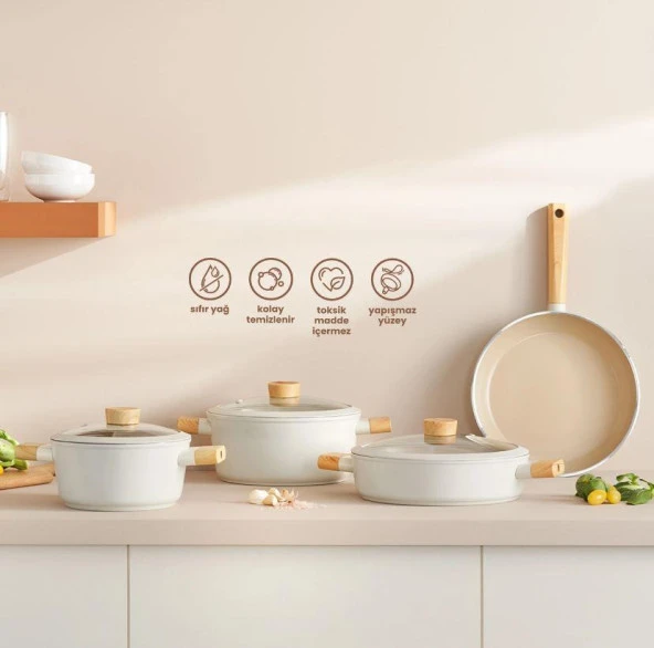 Emsan Swiss Crystal 7 Parça Tencere Seti - 2
