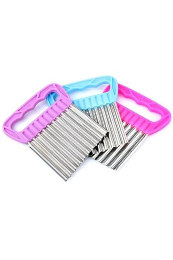 Pratik Patates Meyve Sebze Doğrama Dilimleme Cips Bıçağı - 3