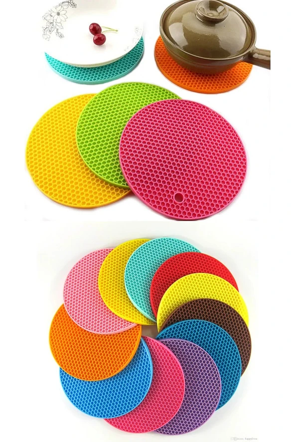 Yanmaz Silikon Nihale Yuvarlak Petek Dokulu Nihale Kalburabastı Esnek Nihale - 3