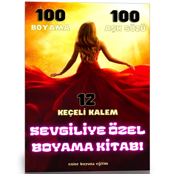 Sevgiliye Özel Boyama Kitabı