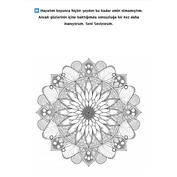 Sevgiliye Özel Boyama Kitabı - 4