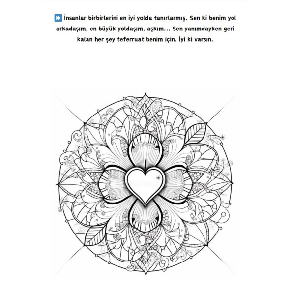 Sevgiliye Özel Boyama Kitabı - 6