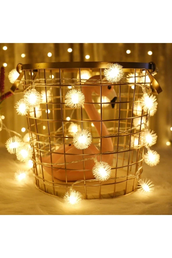 GÜN IŞIĞI KİRPİ TOP LED IŞIK KİRPİ GÜN IŞIĞI LED IŞIK NOEL DEKORASYON IŞIĞI ÇAM AĞACI IŞIĞI 220V - Resim 2